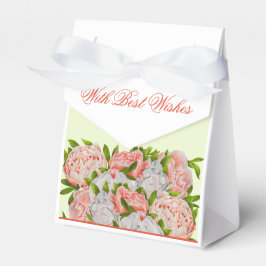 Para Regalos Peonías surtidas en una caja de favores