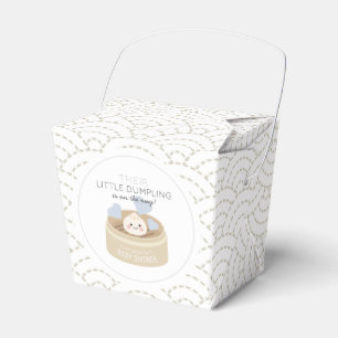 Para Regalos Pequeña caja de favoritas de Baby Shower azul