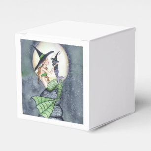 Para Regalos Pequeña caja del favor de la bruja de la sirena