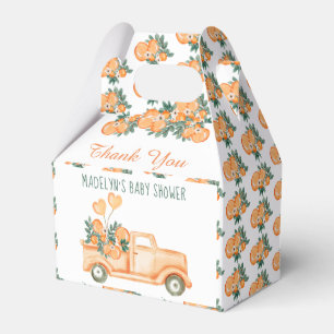 Para Regalos Pequeño Naranja corpulento caja de favoritos de Ba