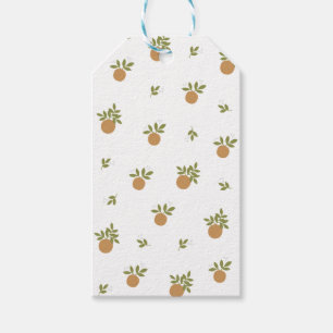 Para Regalos Pequeño Naranja lindo favor/gracias etiquetas de r