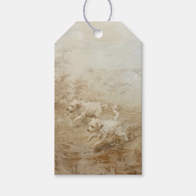 Para Regalos Perros - Etiquetas de regalo (Anverso)