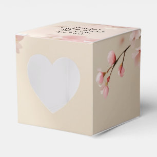 Para Regalos Personalice la caja de favores de la novia del cer