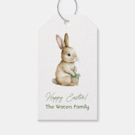 Para Regalos Personalizable de etiquetas de favorita de conejo 