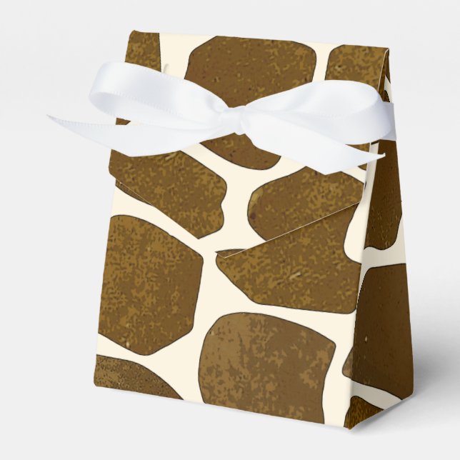 Para Regalos Personalizable Giraffe Imprimir caja favorita (Front Side)