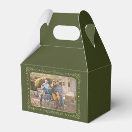 Para Regalos Personalizado de saludos de temporada, caja de fav