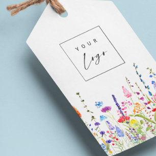 Para Regalos Personalizado Flores silvestres Etiquetas de colga