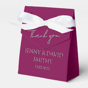 Para Regalos Personalizar caja de favores - Gracias (vino)