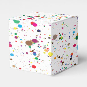 Para Regalos Pinte la caja del fiesta de la salpicadura