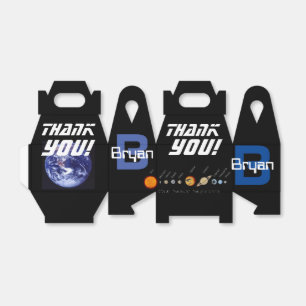 Para Regalos Planetas de la caja del favor, espacio exterior,