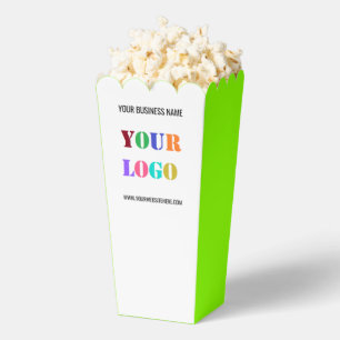 Para Regalos Plantilla de caja de palomitas de maíz con logotip
