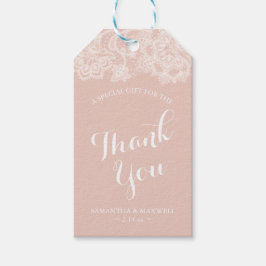 Para Regalos Plantilla de etiquetas favoritas de encaje rosado