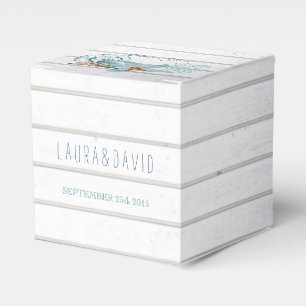Para Regalos Playa Náutica Caja de Favor de Boda