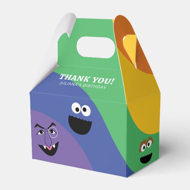 Para Regalos Plaza Sésamo Pals Caja de Favor Arcoiris (Reverso)
