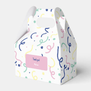 Para Regalos Pop de Confetti - Caja de múltiples favoritos