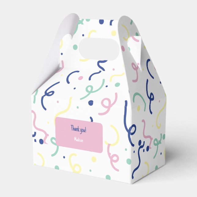 Para Regalos Pop de Confetti - Caja de múltiples favoritos (Front Side)