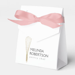 Para Regalos Purpurina de oro Whisk Panadería Caja de carpas, C