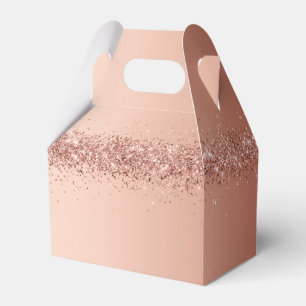 Para Regalos Purpurina Rosa Crea Tu Propia Caja De Favor