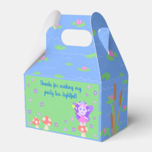 Para Regalos Ranas y hadas Fiesta de té Gracias Caja de Favor