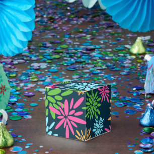 Para Regalos Resumen Colorido Fuegos artificiales Flores Caja d