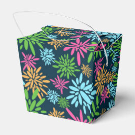 Para Regalos Resumen Colorido Fuegos artificiales Flores Caja d