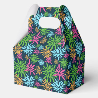 Para Regalos Resumen Colorido Fuegos artificiales Flores Caja d