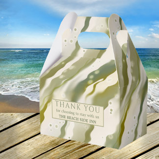 Para Regalos Resumen de algas marinas Arte Verde Gracias Caja D