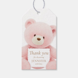 Para Regalos Rosa Teddy Bear Gracias Por Favor De Las Etiquetas