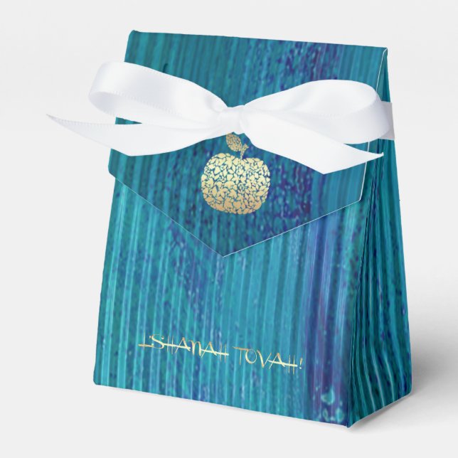 Para Regalos Rosh Hashanah | Caja de Favor del Año Nuevo Judío (Front Side)
