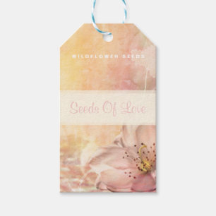 Para Regalos Semillas de flores silvestres de las etiquetas de