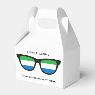 Para Regalos Sierra Leona sombras personalizado caja de texto y