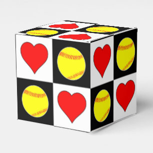 Para Regalos Softball y caja de regalo del softball de