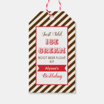 Sólo Agregar Ice Cream, Etiquetas De Favor De La F