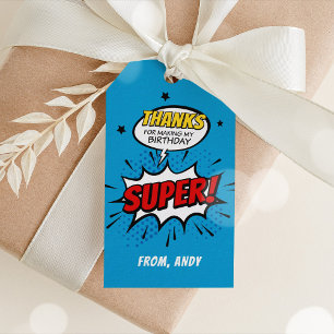 Para Regalos Superheroína Gracias Etiquetas, Etiquetas de Favor