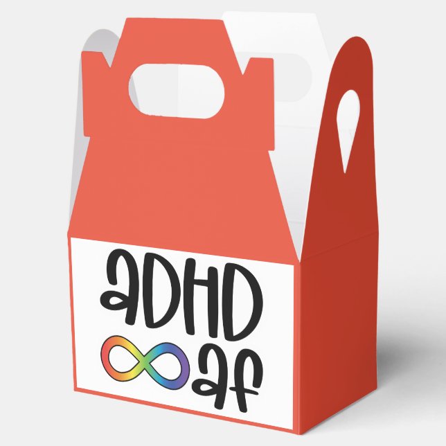 Para Regalos TDAH - Caja de Favor Gable (Abierto)