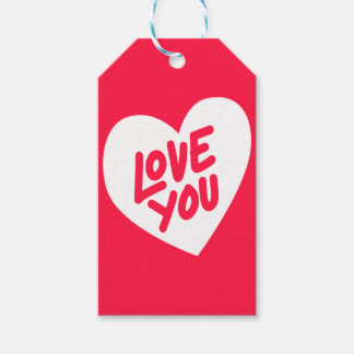 Para Regalos Te amo las etiquetas de regalo
