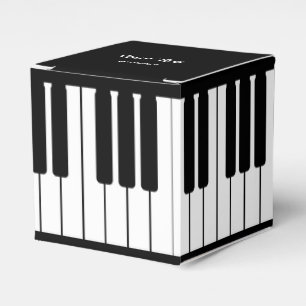 Para Regalos Teclado de piano caja de favoritos de fiesta clás