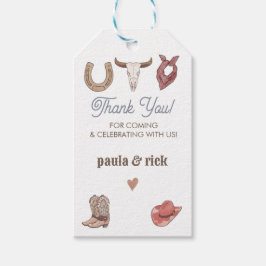 Para Regalos Tema del Rodeo | Etiquetas de regalo de cumpleaños