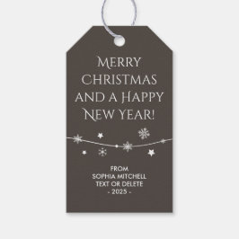 Para Regalos Timeless - Earthy Brown - Etiquetas de regalo de c