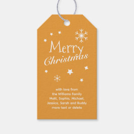 Para Regalos Tradicional - Naranja dorado - Etiquetas de regalo