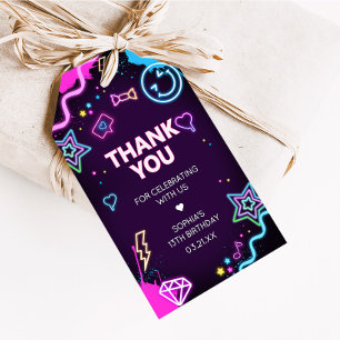 Para Regalos Trece Etiquetas de Favor de la Fiesta de Cumpleaño