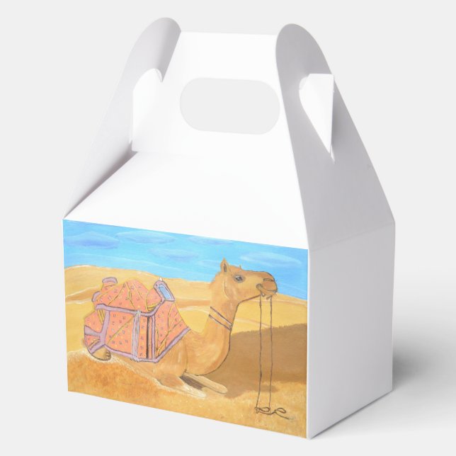 Para Regalos Una caja de favores de camello (Anverso)