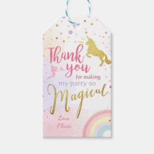 Para Regalos Unicornio gracias etiquetas Unicorn Magic Birthday