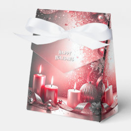 Para Regalos Velas rojas Navidades decorativos caja de regalo d