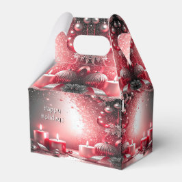 Para Regalos Velas rojas Navidades decorativos caja de regalo d