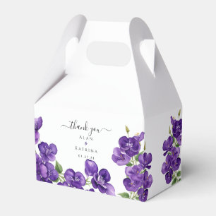 Para Regalos Violetas Profundas Favor de Caja