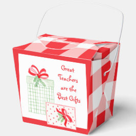 Para Regalos Watercolor Holiday Profesores Mejor Caja de Favor