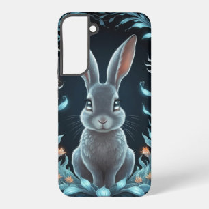 Para Samsung Galaxy S22+ Conejo   Noche   Luz de Luna   Funda de Teléfono
