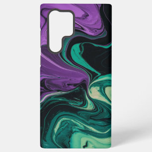 Para Samsung Galaxy S22 Ultra El color púrpura verde en el funda de Samsung!