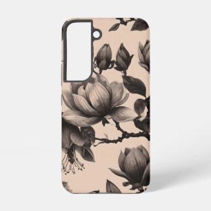 Para Samsung Galaxy S22 Elegante Funda de Magnolia Tough